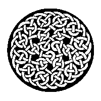 Celtic knot circle